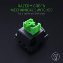 RAZER BLACKWIDOW MECHANICAL GAMING KEYBOARD (GREEN SWITCH) - DataBlitz
