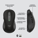 LOGITECH M650 SIGNATURE WIRELESS MOUSE (GRAPHITE) - DataBlitz