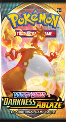 POKEMON TRADING CARD GAME SS3 SWORD & SHIELD DARKNESS ABLAZE BOOSTERS (ONE RANDOM BOOSTER PACK OR SLEEVED) - DataBlitz
