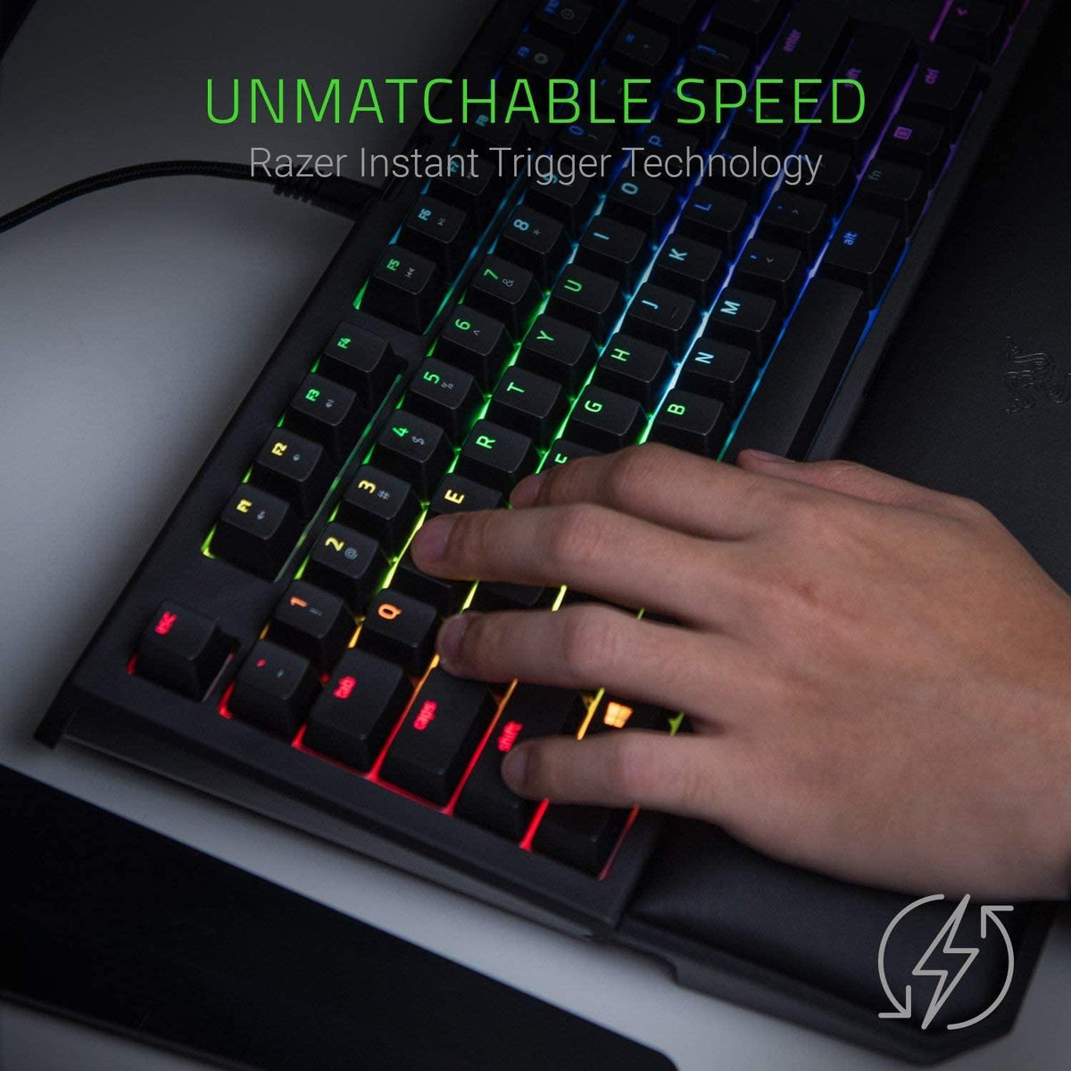 RAZER BLACKWIDOW TOURNAMENT ED. CHROMA V2 MECHANICAL GAMING KEYBOARD (YELLOW SWITCH) - DataBlitz