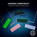 RAZER PBT KEYCAP + COILED CABLE UPGRADE SET (MERCURY WHITE) - DataBlitz