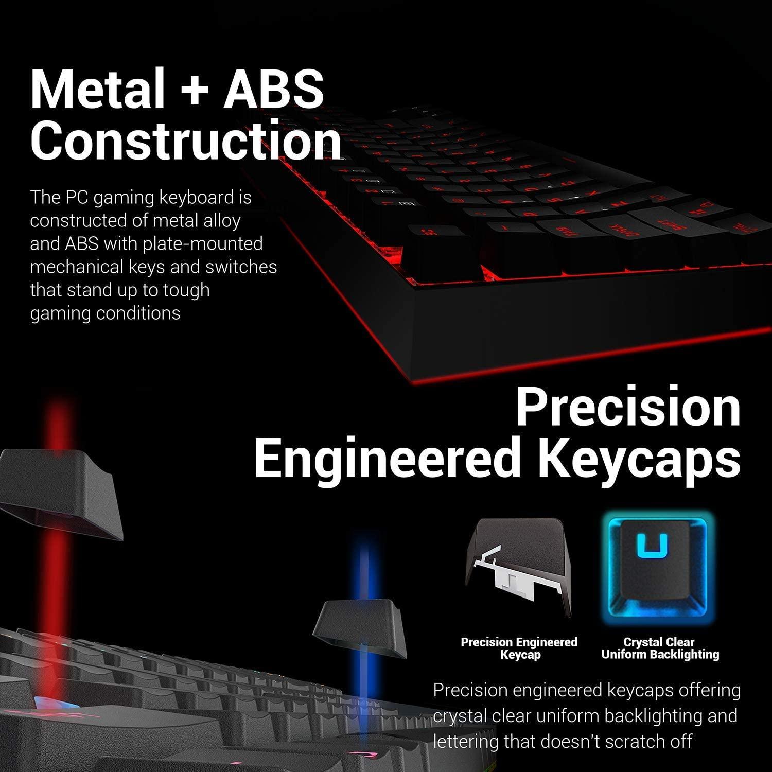 REDRAGON GAMING ESSENTIALS KEYBOARD & MOUSE 2 IN 1 SET (K552RGB-BA) - DataBlitz