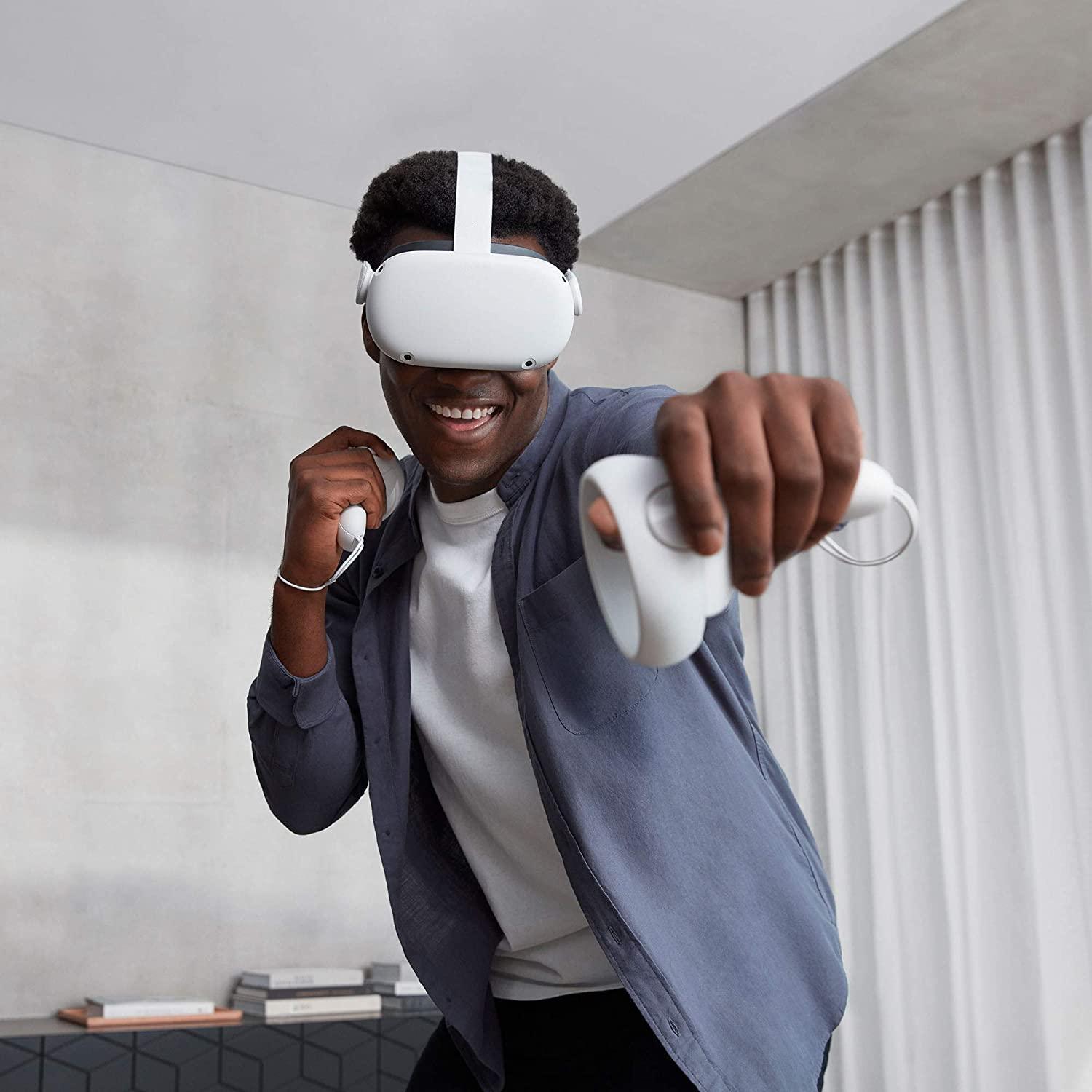 Oculus / Meta Quest 2 256GB All in One VR Gaming Headset (WHITE) - DataBlitz