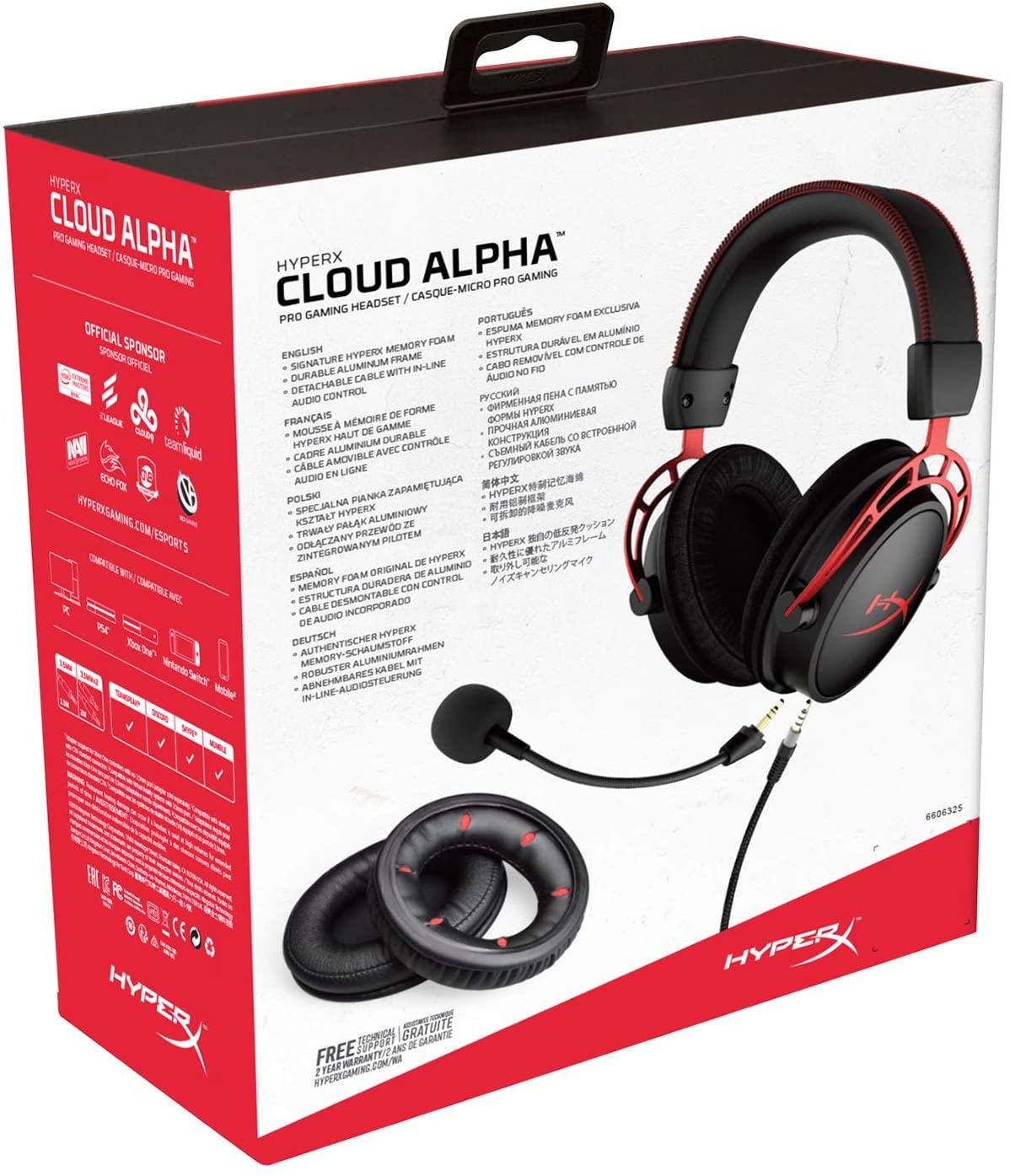 HyperX Cloud Alpha Pro Gaming Headset (PC/PS4/XboxOne/Mac/Mobile/NSW & VR) - DataBlitz