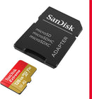 Sandisk Extreme 128GB 190MB/S MICROSDXC UHS-I Card With Adapter For Action Camera/Drone (SDSQXAA-128G-GN6AA) - DataBlitz