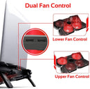 PROMATE AIRBASE-3 ERGONOMIC LAPTOP COOLING PAD WITH SILENT FAN TECHNOLOGY (BLACK) - DataBlitz