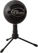 LOGITECH BLUE SNOWBALL ICE USB MICROPHONE FOR RECORDING/ STREAMING/ PODCASTING/ GAMING (BLACK) - DataBlitz