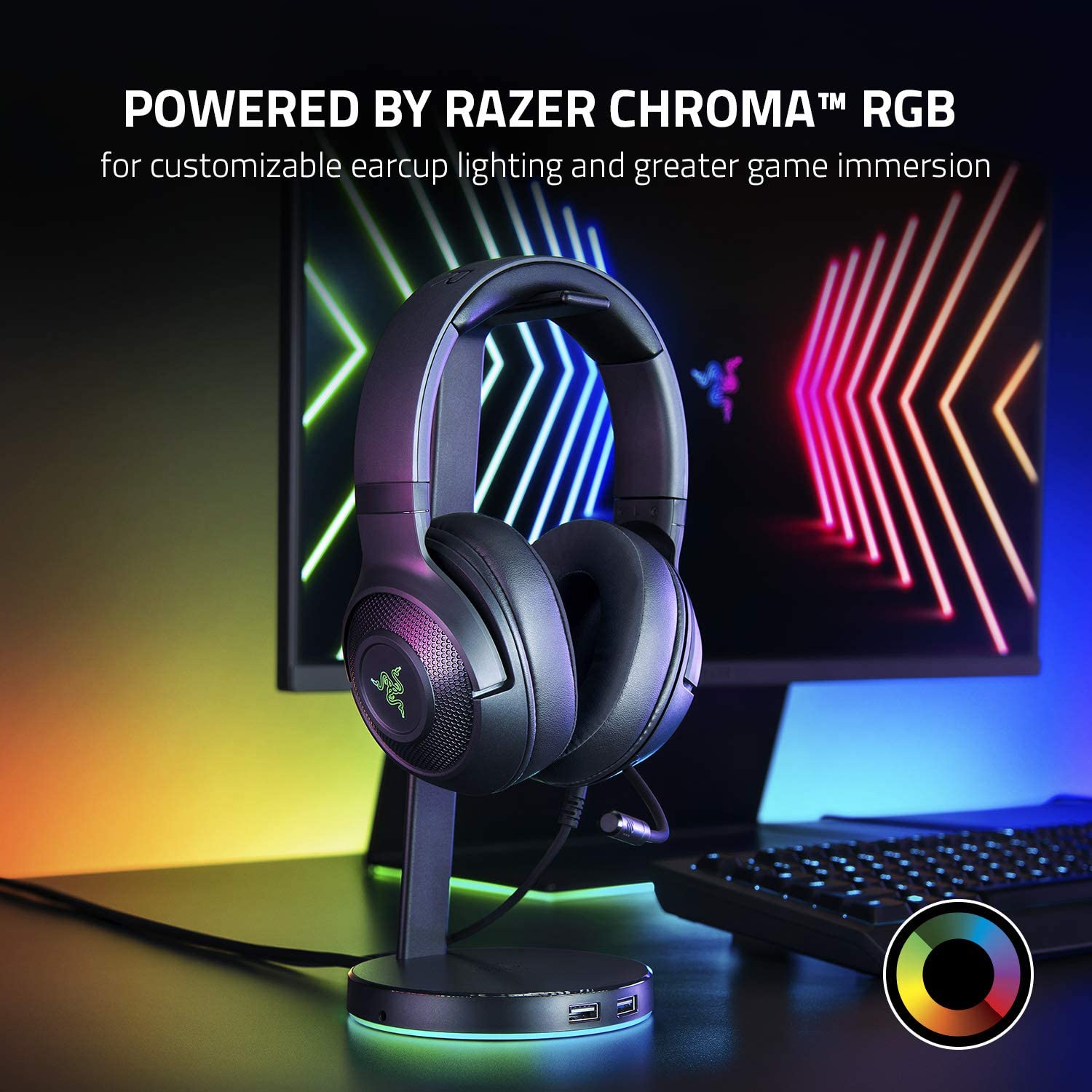 Razer Kraken V3 X (2022) Wired USB Gaming Headset