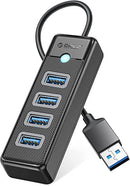 Orico 4-Port USB 3.0 Hub (Black) (PW4U-U3-015-BK-EP) - DataBlitz