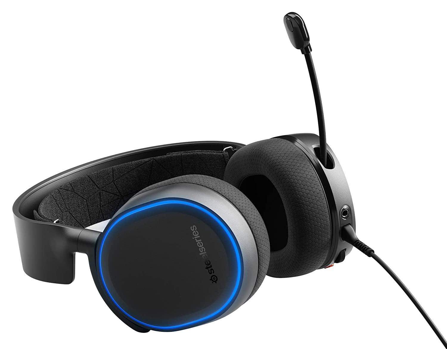 STEELSERIES ARCTIS 5 BLACK 7.1 SURROUND RGB GAMING HEADSET 2019 EDITION (PN61504) - DataBlitz
