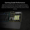 ASUS TUF K3 RGB GAMING KEYBOARD (BLUE TACTILE & AUDIBLE) - DataBlitz