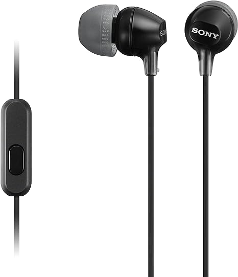 Sony MDR-EX15AP Wired In-Ear Headphones | 9mm Noise Isolation