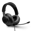 JBL QUANTUM 100 WIRED OVER-EAR GAMING HEADSET WITH DETACHABLE MIC (BLACK) - DataBlitz