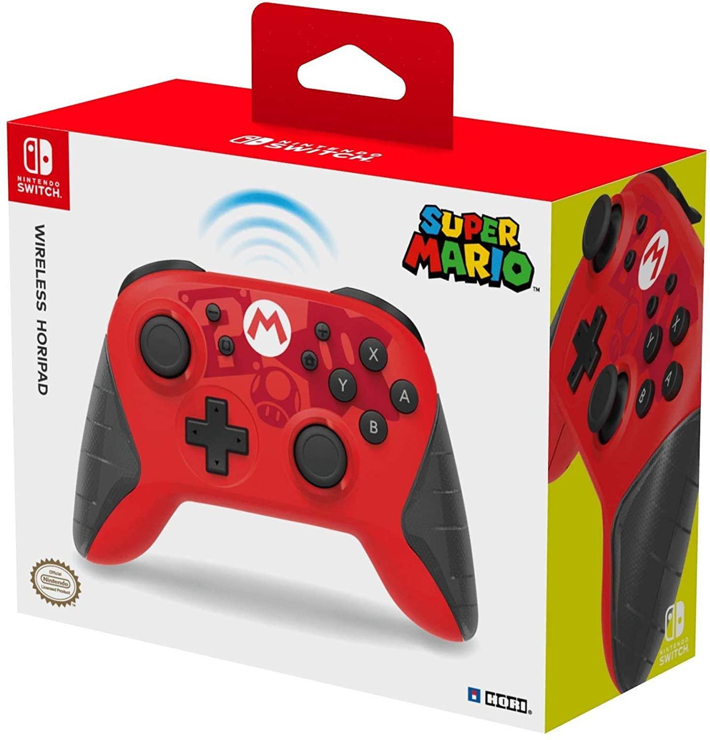 HORI NSW WIRELESS HORIPAD SUPER MARIO EDITION (NSW-104U) - DataBlitz