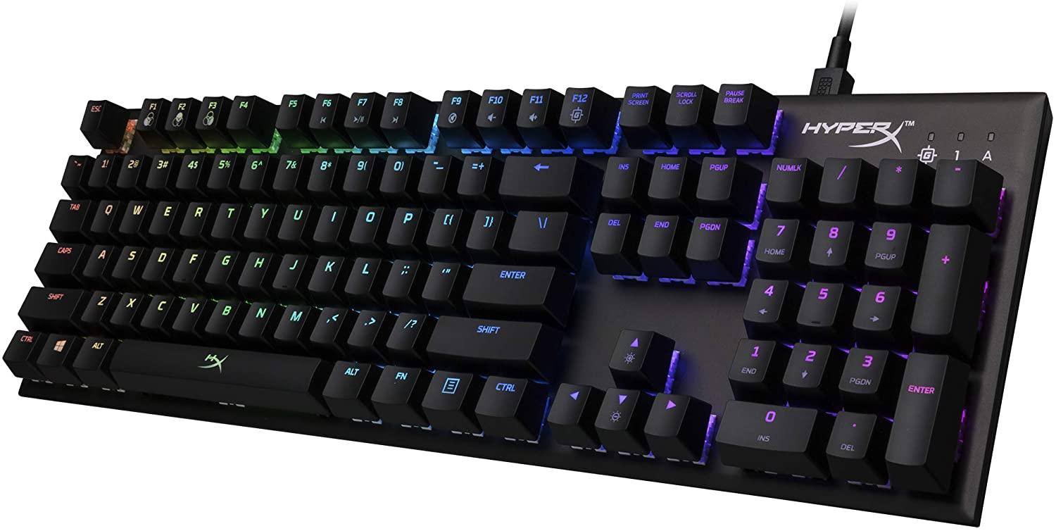 HYPERX ALLOY FPS RGB MECHANICAL GAMING KEYBOARD SPEED SILVER - DataBlitz