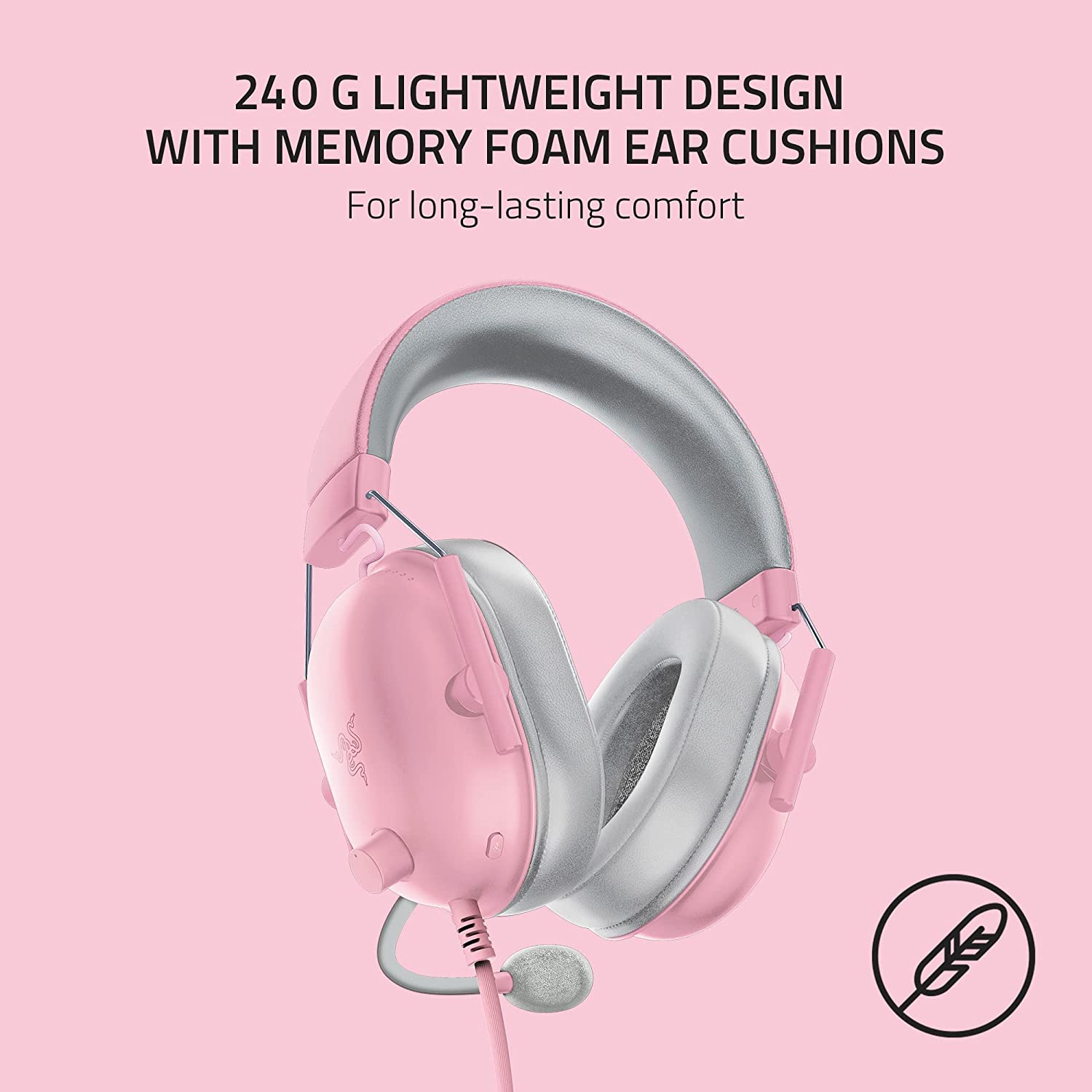 Razer Blackshark V2 X Multi-Platform Wired Esports Headset (Quartz)