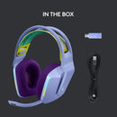 LOGITECH G733 LIGHTSPEED WIRELESS RGB GAMING HEADSET (LILAC) - DataBlitz