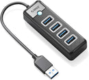 Orico 4-Port USB 3.0 Hub (Black) (PW4U-U3-015-BK-EP) - DataBlitz