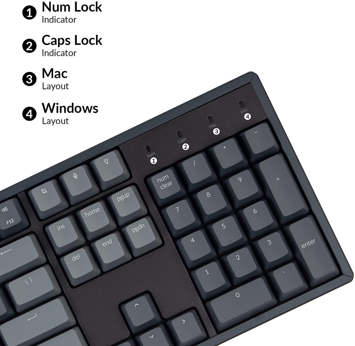 Keychron K10 Full Size RGB Backlight Aluminum Wireless