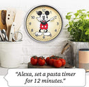 AMAZON ECHO WALL CLOCK W/ LED DISPLAY DISNEY MICKEY MOUSE EDITION - DataBlitz