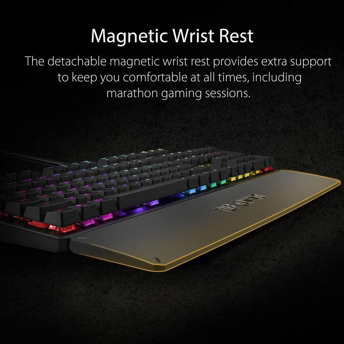 ASUS TUF K3 RGB GAMING KEYBOARD (BLUE TACTILE & AUDIBLE) - DataBlitz