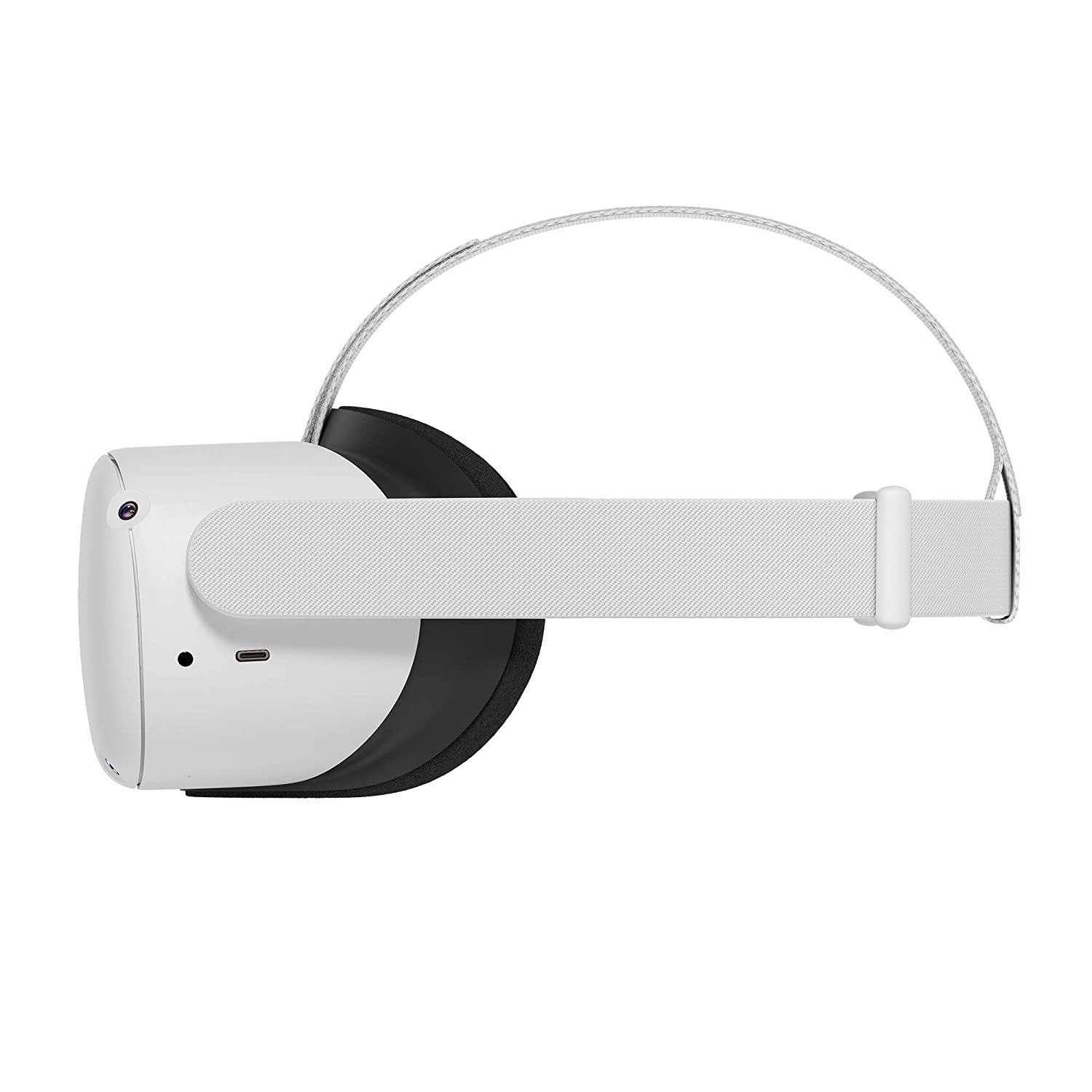 Oculus / Meta Quest 2 128GB All In One VR Gaming Headset (Includes Resident Evil 4 Download Code Inside) (White) - DataBlitz