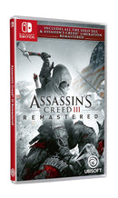 Nintendo Switch Assassins Creed III Remastered (Includes All The Solo Dlc & Assassins Creed Liberation Remastered) (AU)