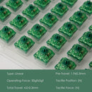 AKKO CS MECHANICAL SWITCH KEYBOARD REPLACEMENT 45 PCS (MATCHA GREEN) - DataBlitz