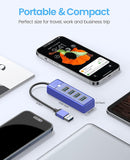 Orico 4-Port USB 3.0 Hub (Blue) (PW4U-U3-015-BL-EP) - DataBlitz