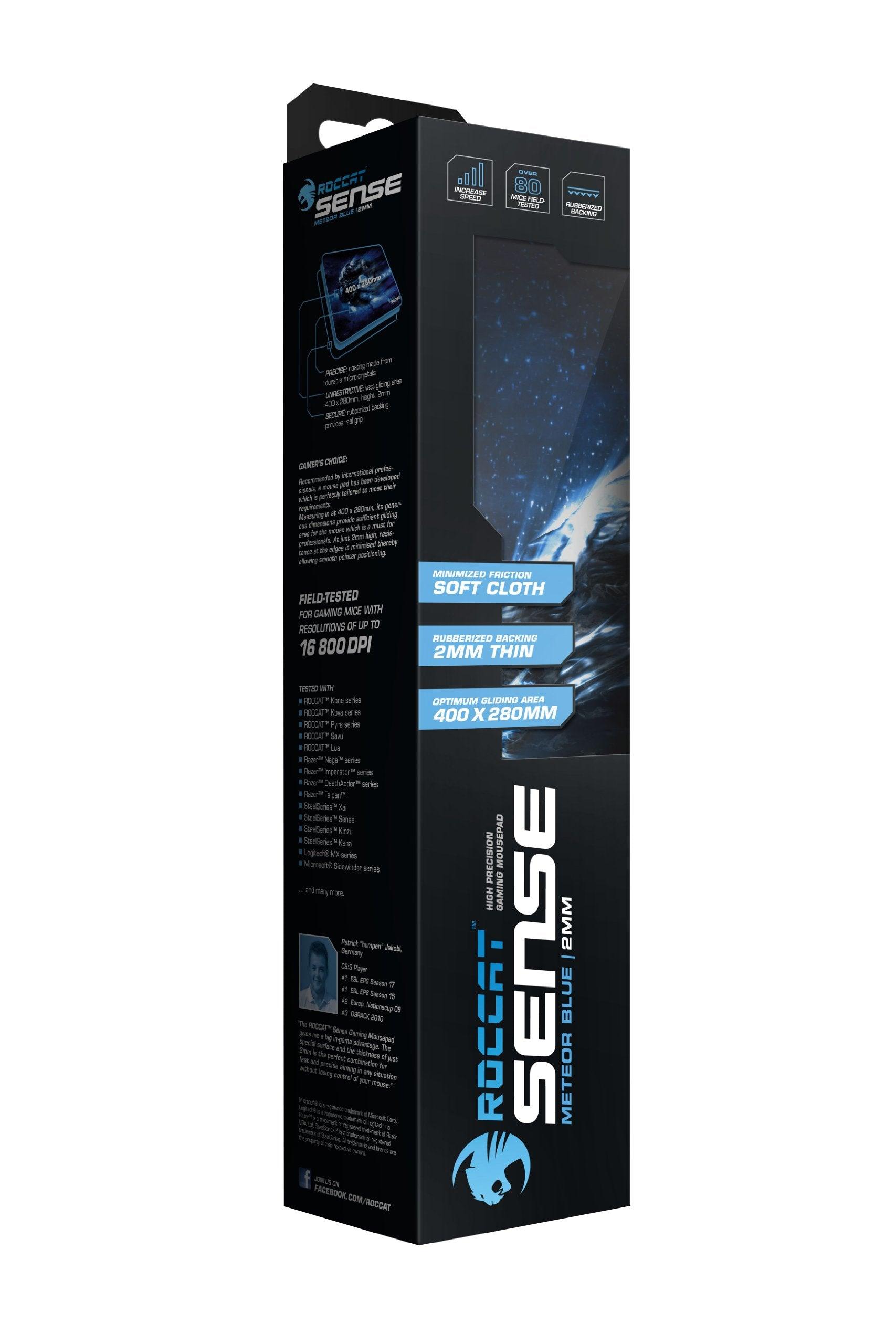 Roccat Sense High Precision Gaming Mousepad Meteor Blue 2MM - DataBlitz