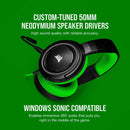 CORSAIR HS35 STEREO GAMING HEADSET (GREEN) - DataBlitz