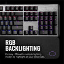 COOLER MASTER CK550 V2 FULL RGB MECHANICAL GAMING KEYBOARD AND WRIST REST (BROWN TACTILE) - DataBlitz