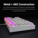 REDRAGON KUMARA RGB MECHANICAL GAMING KEYBOARD (K552W-RGB) (WHITE) - DataBlitz
