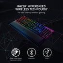 RAZER BLACKWIDOW CHROMA V3 PRO WIRELESS MECHANICAL GAMING KEYBOARD (GREEN SWITCHES) - DataBlitz