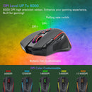 E-Yooso X-11 RGB Ergonomic Wireless Gaming Mouse (Black) - DataBlitz