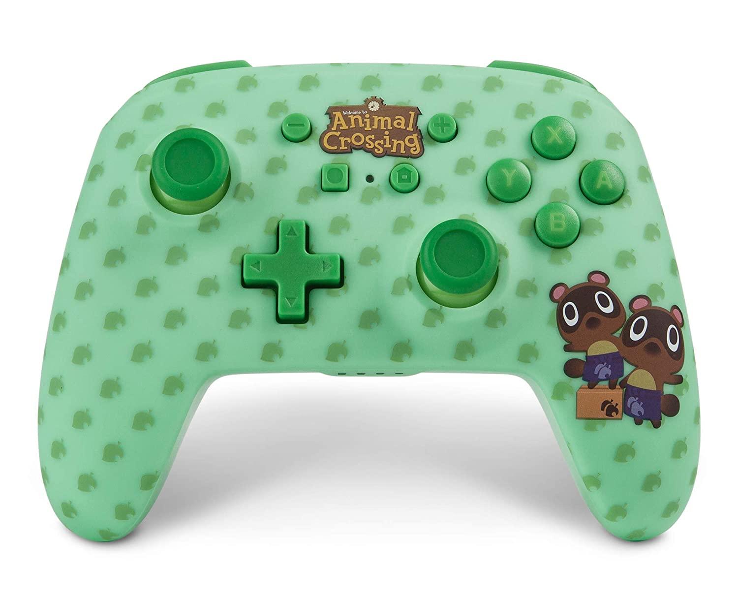 POWER A NSW ENHANCED WIRELESS CONTROLLER ANIMAL CROSSING TIMMY & TOMMY NOOK FOR N-SWITCH / SWITCH LITE - DataBlitz
