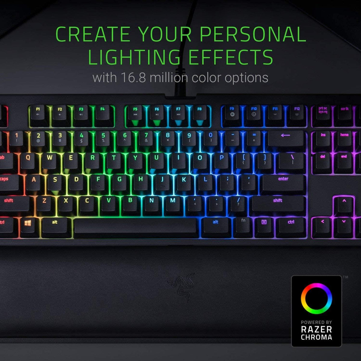 RAZER BLACKWIDOW TOURNAMENT ED. CHROMA V2 MECHANICAL GAMING KEYBOARD (YELLOW SWITCH) - DataBlitz