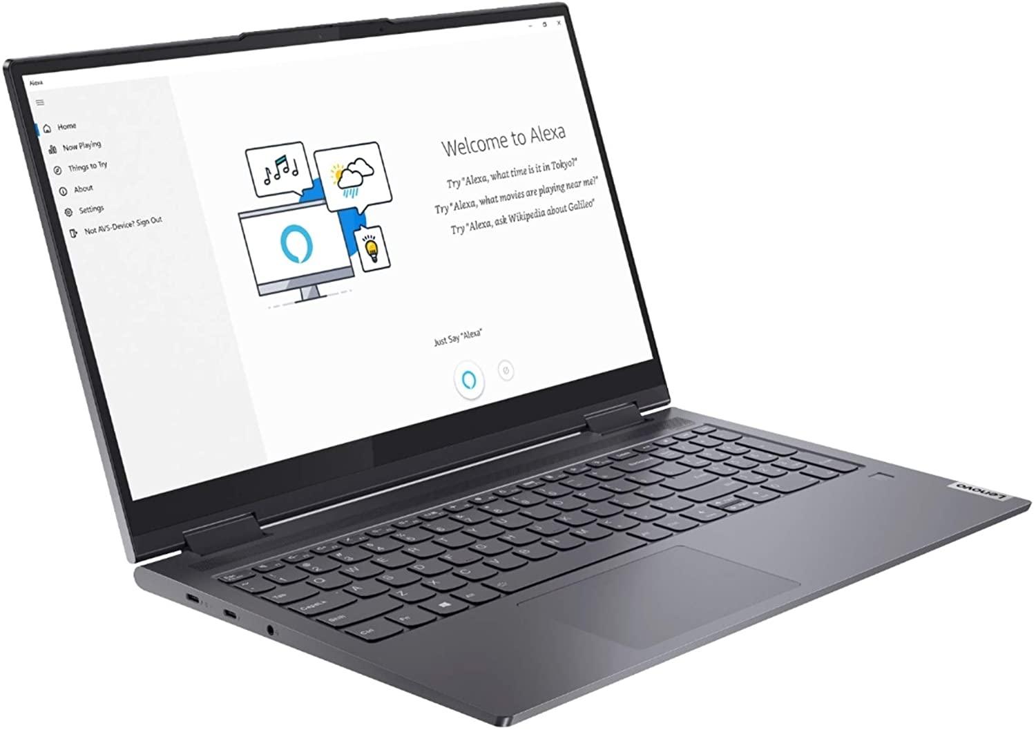 LENOVO YOGA 7 15ITL5 82BJ00DGPH 15.6” FHD LAPTOP (SLATE GREY) + MS OFFICE HOME & STUDENT 2021 + LENOVO CASUAL BACKPACK B210 - DataBlitz