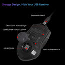 E-Yooso X-11 RGB Ergonomic Wireless Gaming Mouse (Black) - DataBlitz