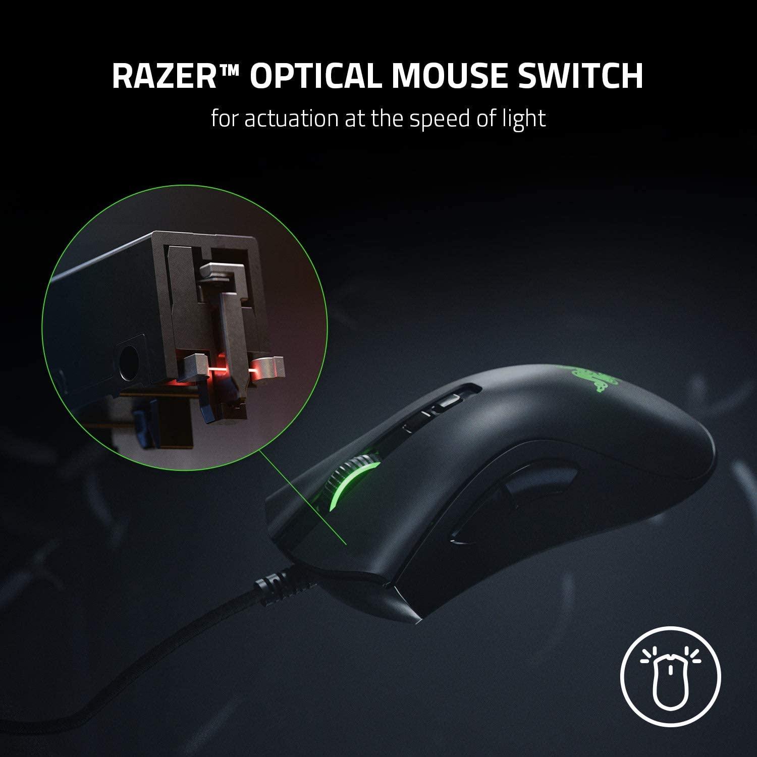 RAZER DEATHADDER V2 ERGONOMIC WIRED GAMING MOUSE - DataBlitz