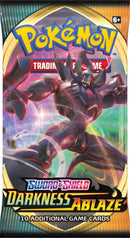POKEMON TRADING CARD GAME SS3 SWORD & SHIELD DARKNESS ABLAZE BOOSTERS (ONE RANDOM BOOSTER PACK OR SLEEVED) - DataBlitz