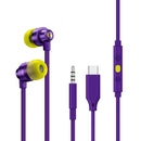 LOGITECH G333 GAMING EARPHONES WITH MIC (PURPLE) - DataBlitz