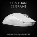 LOGITECH PRO X SUPERLIGHT WIRELESS GAMING MOUSE (WHITE) - DataBlitz