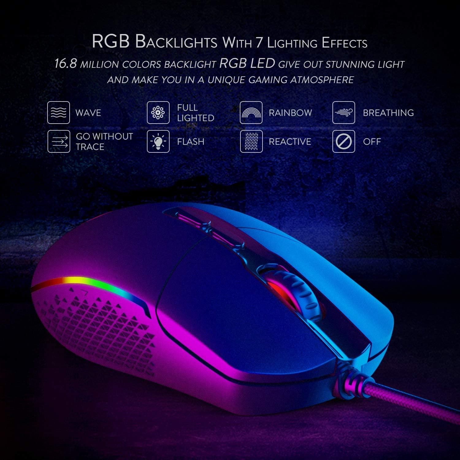 REDRAGON INVADER GAMING MOUSE (M719-RGB) - DataBlitz