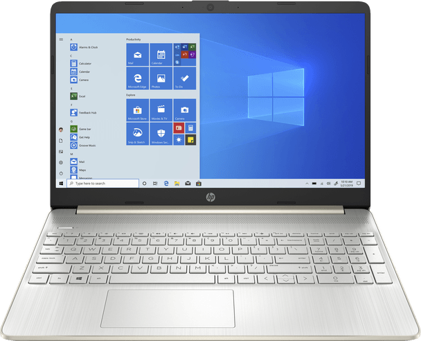 HP 15S-EQ2159AU LAPTOP (PALE GOLD) | 15.6" FHD | RYZEN 7 5700U | 8GB DDR4 | 512GB SSD | AMD RADEON | WIN11 + HP PRELUDE TOPLOAD BAG - DataBlitz