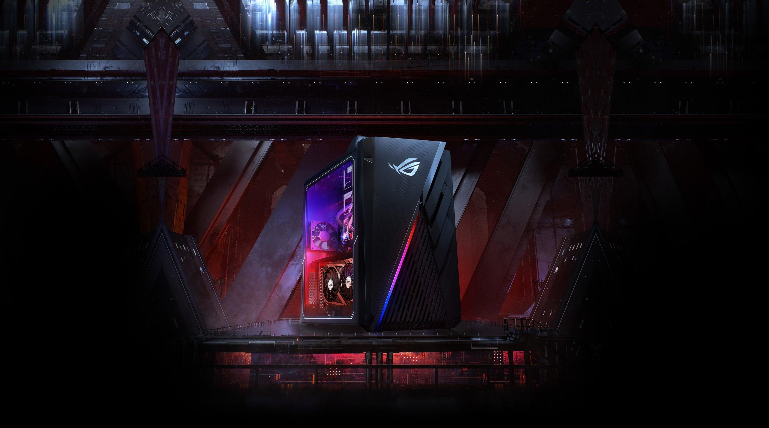 ASUS ROG STRIX G35DX-PH001WS AMD R7-5800X 16GB RAM 1TB SSD NV RTX3080-10GB DDR6X 45L ATX GAMING DESKTOP (STAR BLACK) + MS OFFICE HOME & STUDENT 2021 - DataBlitz