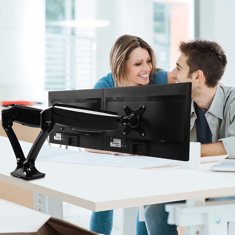 FLEXISPOT DUAL DESKTOP MONITOR MOUNT 10-27 INCHES (F7DB) - DataBlitz