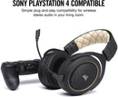 CORSAIR HS70 PRO WIRELESS GAMING HEADSET WITH 7.1 SURROUND SOUND (CREAM) - DataBlitz