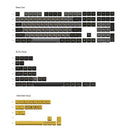 AKKO BLACK & GOLD HIRAGANA VERSION PBT KEYCAPS SET ASA 158 KEYS - DataBlitz