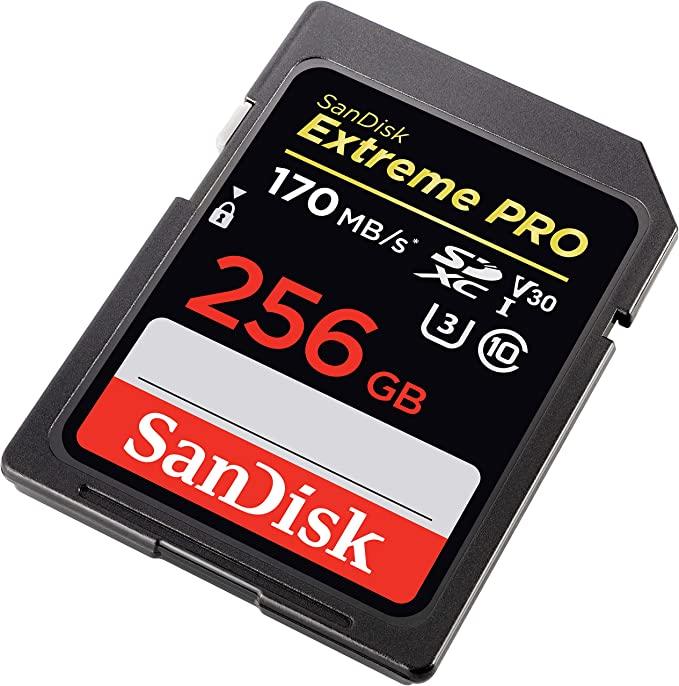Sandisk Extreme Pro 256GB SDXC UHS-1 Card (SDSDXXY-256G-GN4IN) - DataBlitz